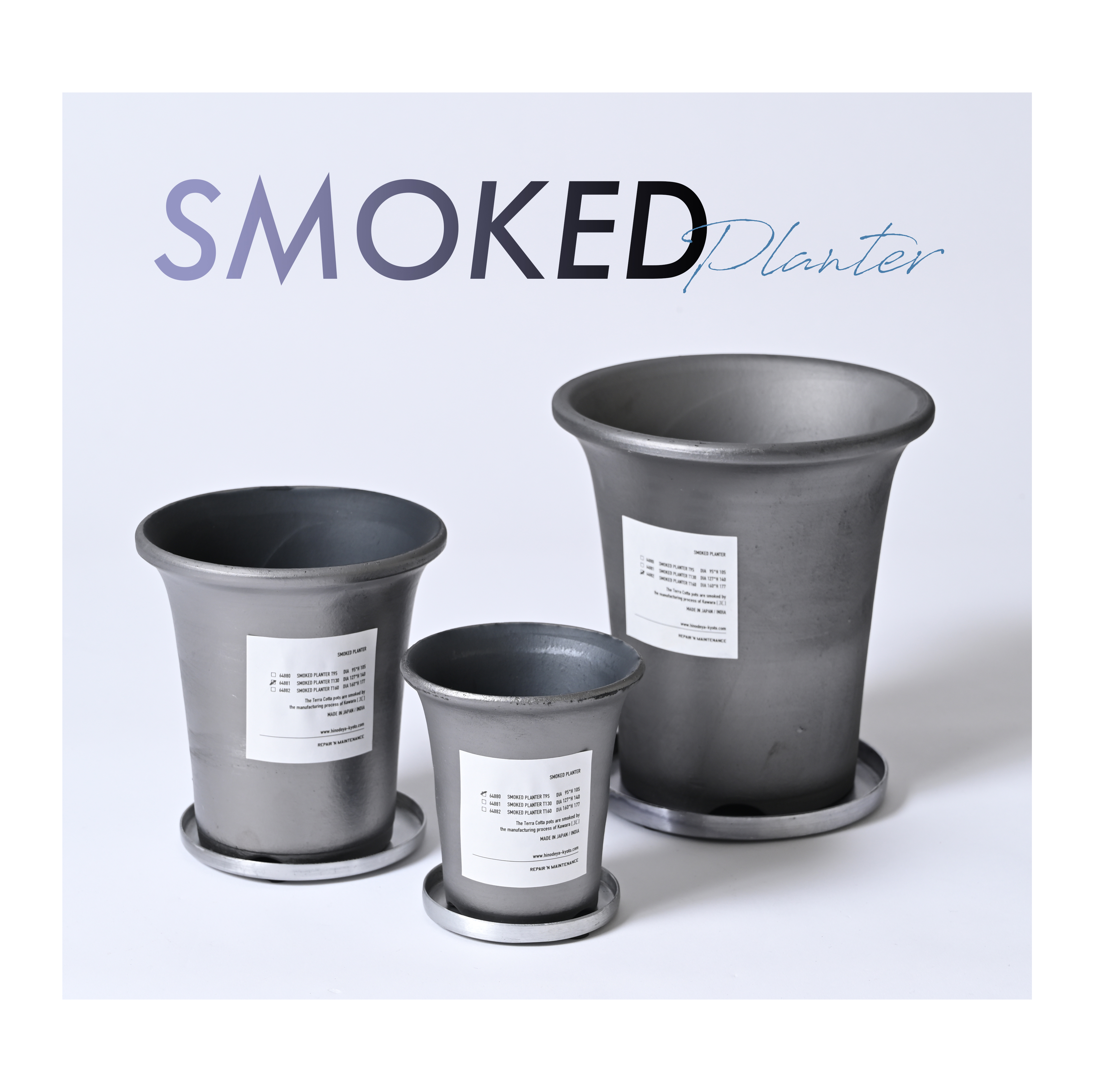 NEW ARRIVAL SMOKED PLANTER