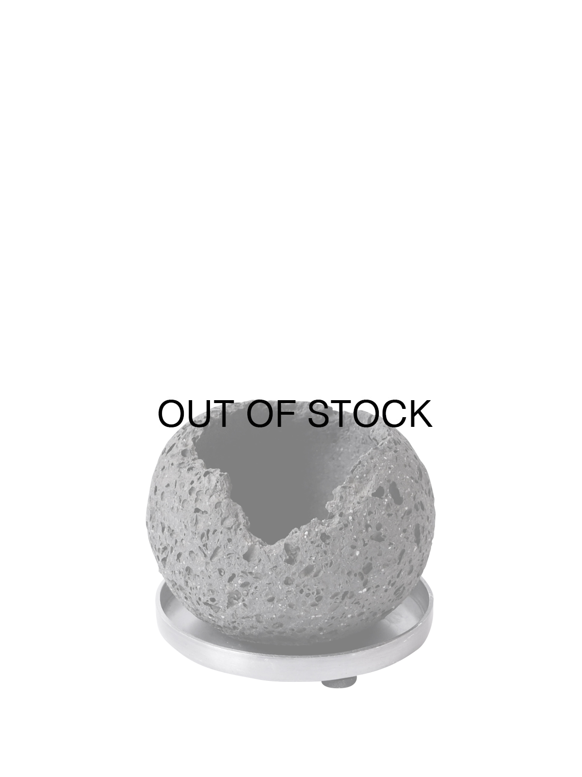＊64997 BLACK LAVA PLANTER BALL