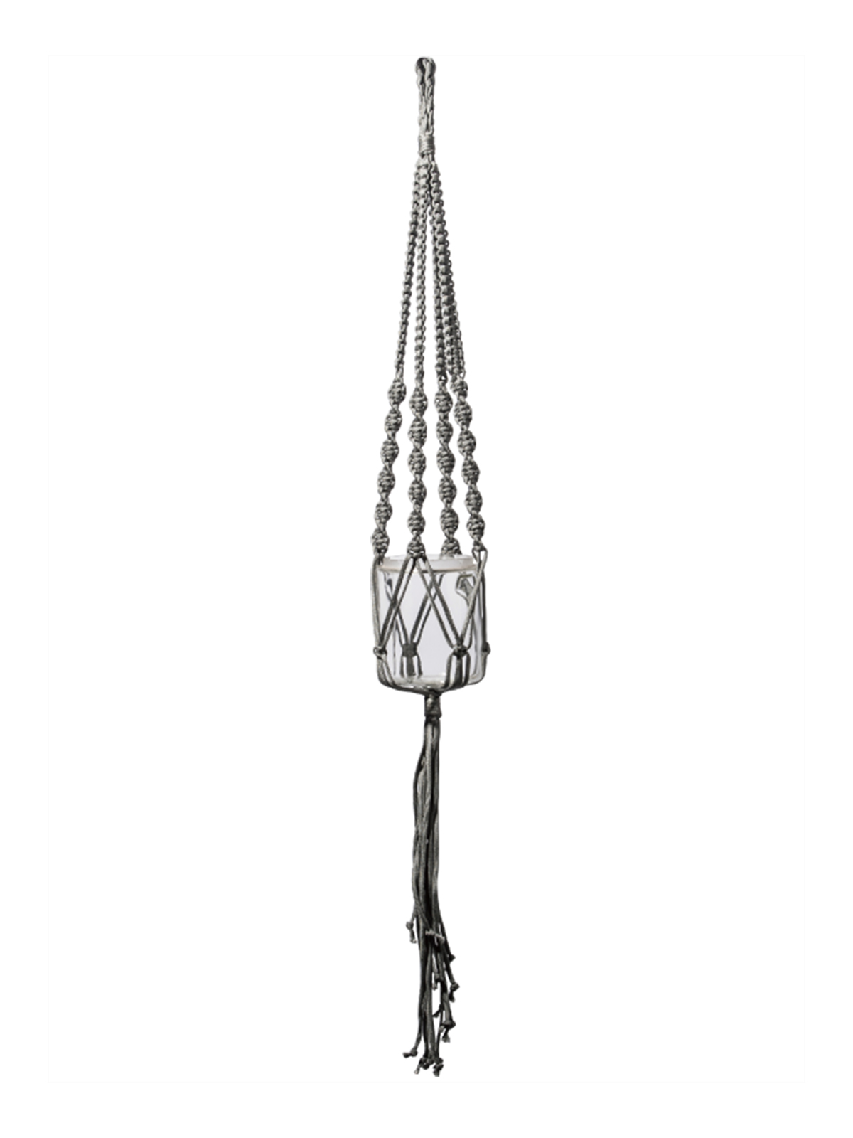 □64556 MACRAME SINGLE M GRY