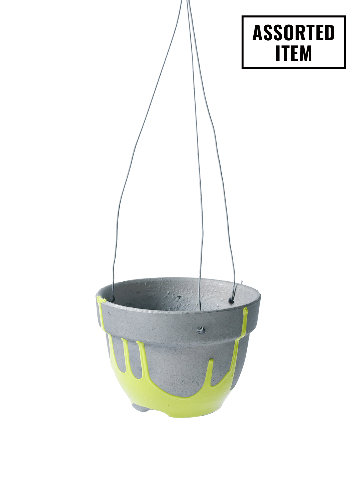 ＊64977 SMOKED PLANTER C-130 HANGING NEON ＋WIRE HANGING(64809)