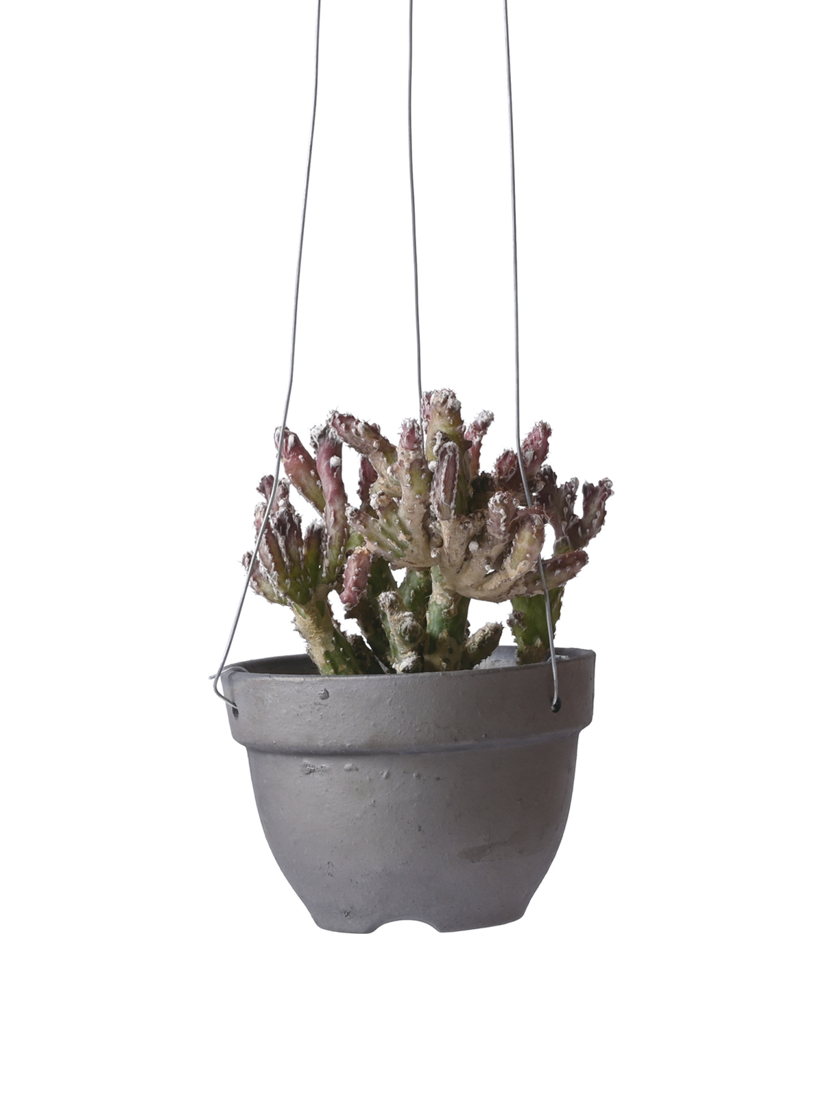 ＊64977 SMOKED PLANTER C-130 HANGING ＋WIRE HANGING(64809)